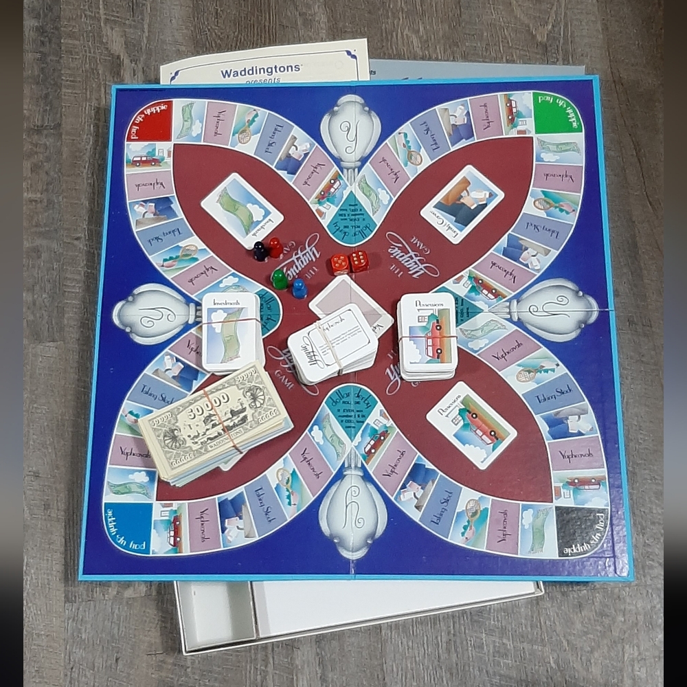 Vintage 1985 The Yuppie Game by Waddingtons Adult Game Complete No 426